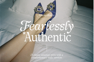 Fearlessly Authentic - Nineties Font