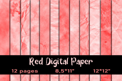 12 Red Texture Background PNG.