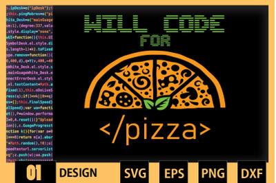 Will Code For Pizza