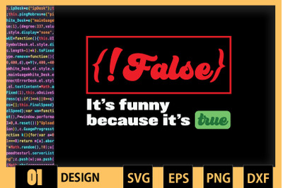 !False - Programmer Coding