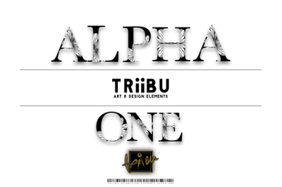 Alpha One - Decorative Alphabet TRiiBU.Art