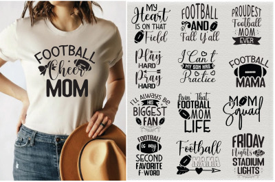 Football Mom Svg Bundle 19 Designs