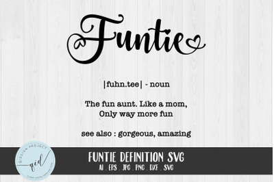 Funtie Definition SVG, Funtie Dictionary