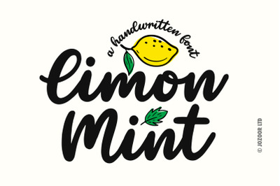 Limon Mint - Fresh Script Font