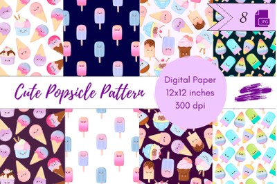 Cute Popsicle Seamless Pattern 8 jpeg