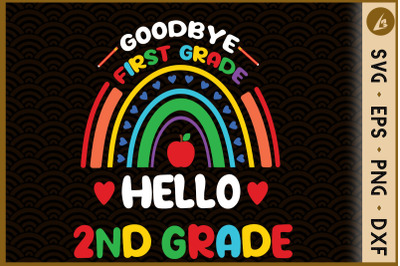 Good Bye 1st Grade Hello 2nd Grade