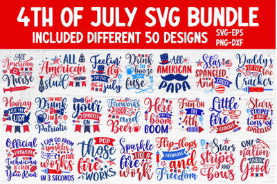 4th Of July SVG Bundle 50 Design Vol.03