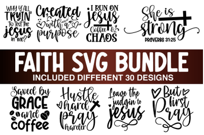 Faith SVG Bundle 10 Design