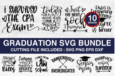 Graduation SVG Bundle 10 Design