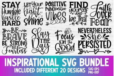 Inspirational SVG Bundle 20 Design