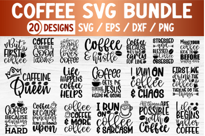 Coffee SVG Bundle 20 Design Vol.01