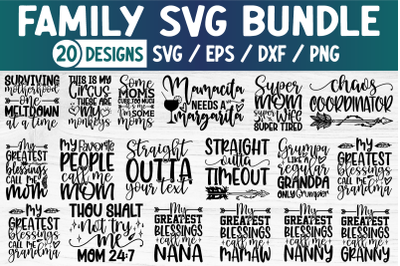 Family SVG Bundle 20 Design