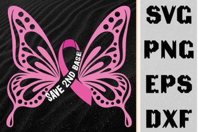 Save Second Base Breast Cancer Awareness