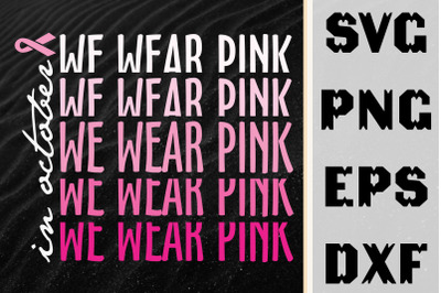 In October We Wear Pink Design