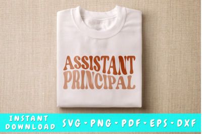 Assistant Principal Waved SVG