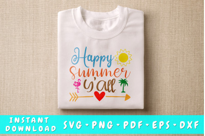 Happy Summer Y&#039;all SVG