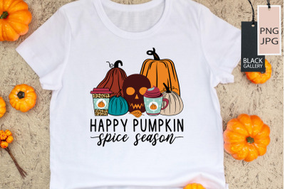 Happy Pumpkin Spice Season PNG, JPG