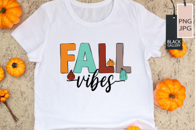 Fall Vibes PNG, JPG