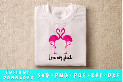 Love My Flock SVG