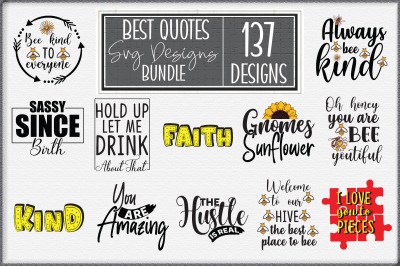 Best Quotes Svg Designs Bundle