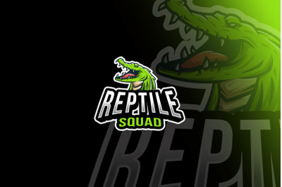 Reptile Squad Esport Logo Template