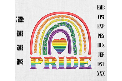 Gay Pride Vintage LGBTQ Rainbow Flag Embroidery, LGBTQ Rainbow Pride