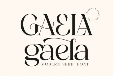 GAELA Typeface