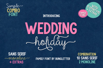 Wedding Holiday | Font Family