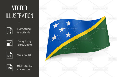 State flag of Solomon Islands.