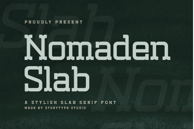 Nomaden Slab Typeface