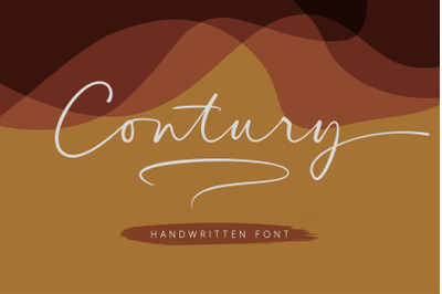 Contury - Handwritten Font