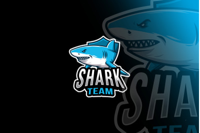 Shark Team Esport Logo Template