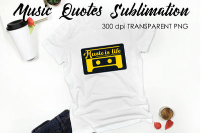 Music Quotes Sublimation | Funny T Shirt Designs | Music PNG