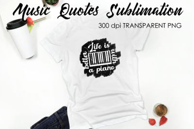 Music Quotes Sublimation | Funny T Shirt Designs | Music PNG