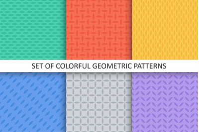 Colorful minimal seamless patterns