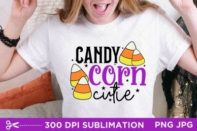 Candy Corn Cutie Sublimation, Halloween Sublimation, Halloween, Sublim