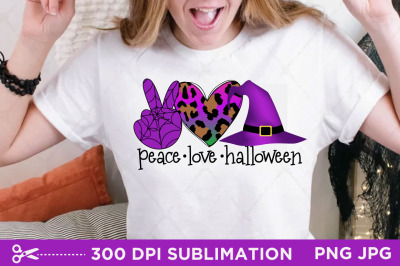 peace love halloween sublimation, halloween sublimation, sublimation