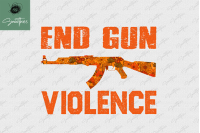 Gun With Flower End Gun Violence