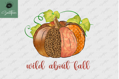 Wild About Fall Pumpkin Design