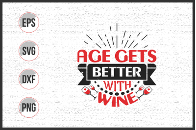 Wine typographic quotes design vector.