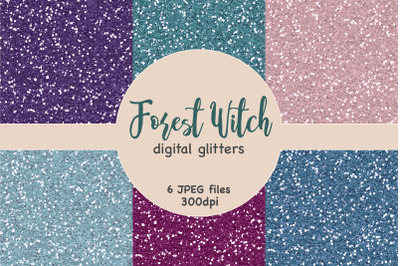 Green Glitter Background | Purple Sparkle Background