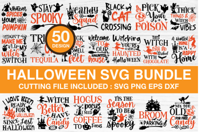 Halloween SVG Bundle 50 Design Vol.03