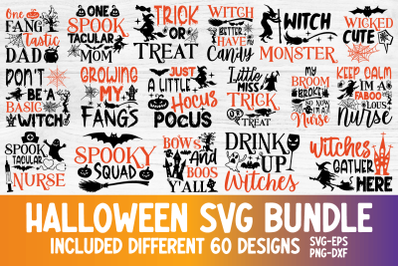 Halloween SVG Bundle 60 Design Vol.04