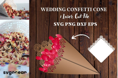 Wedding Cone SVG