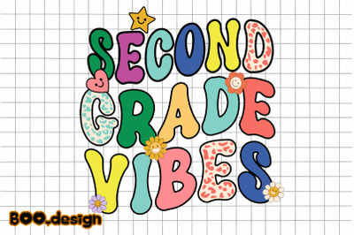 Retro Second Grade Vibes Graphics