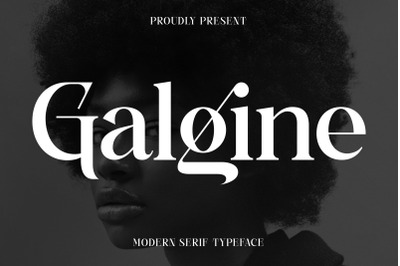 Galgine Typeface