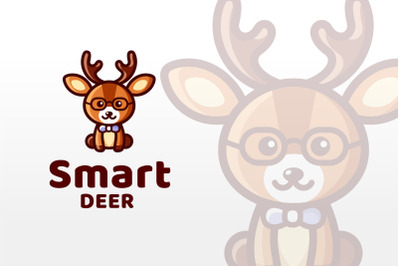 Smart Deer Logo Template