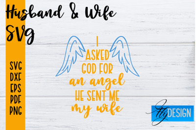 Husband and Wife SVG | Husband Quotes SVG | Wife Quotes Designs