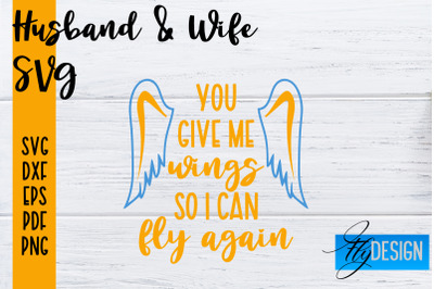 Husband and Wife SVG | Husband Quotes SVG | Wife Quotes Designs