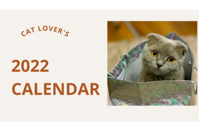 2022 Cat Lover Printable Calendar